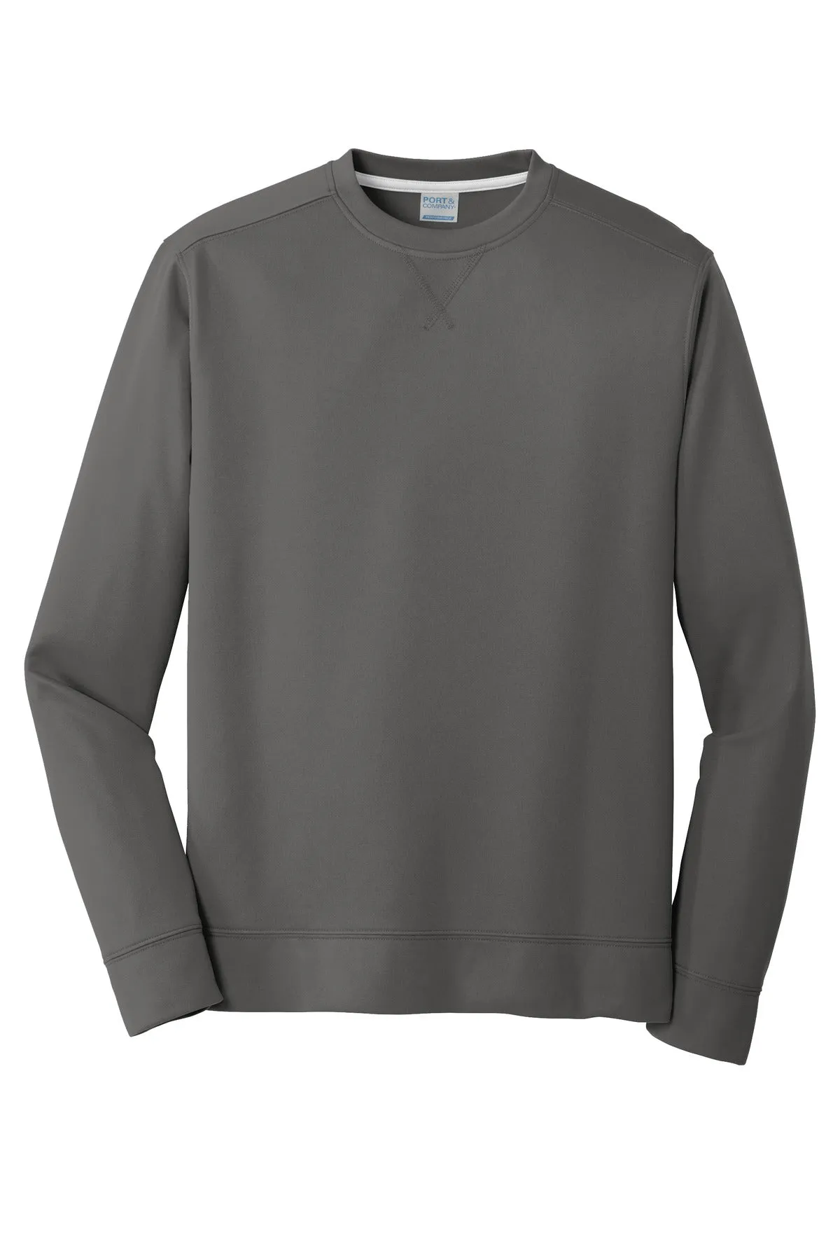 Port & CompanyPerformance Fleece Crewneck Sweatshirt. PC590 Charcoal