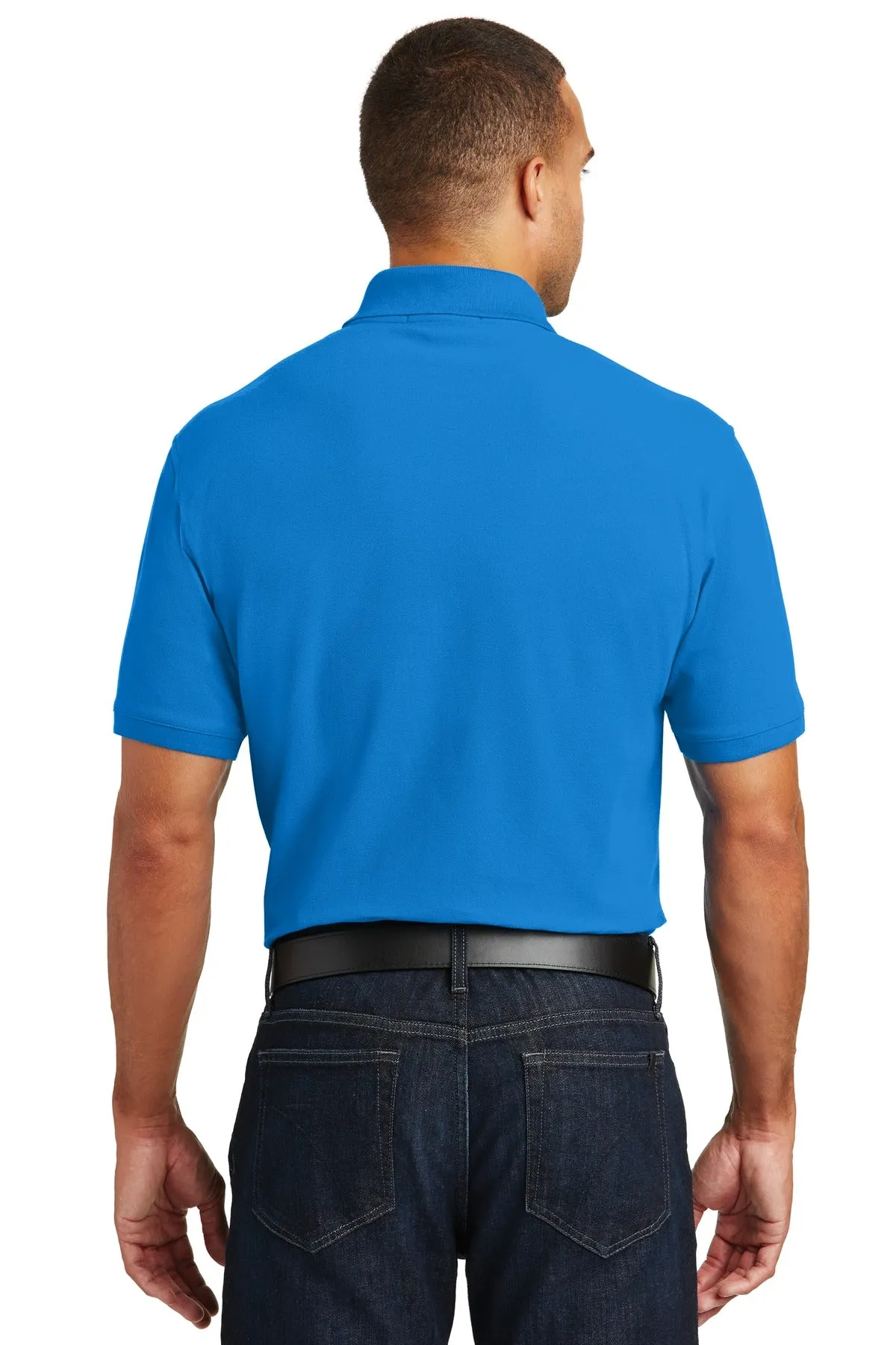 Port Authority Core Classic Pique Polo. K100 Coastal Blue