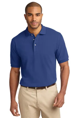 Port Authority Heavyweight Cotton Pique Polo.  K420 Royal