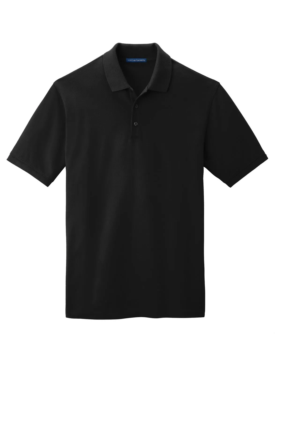 Port Authority Tall EZCotton PoloTK8000 Black Tall