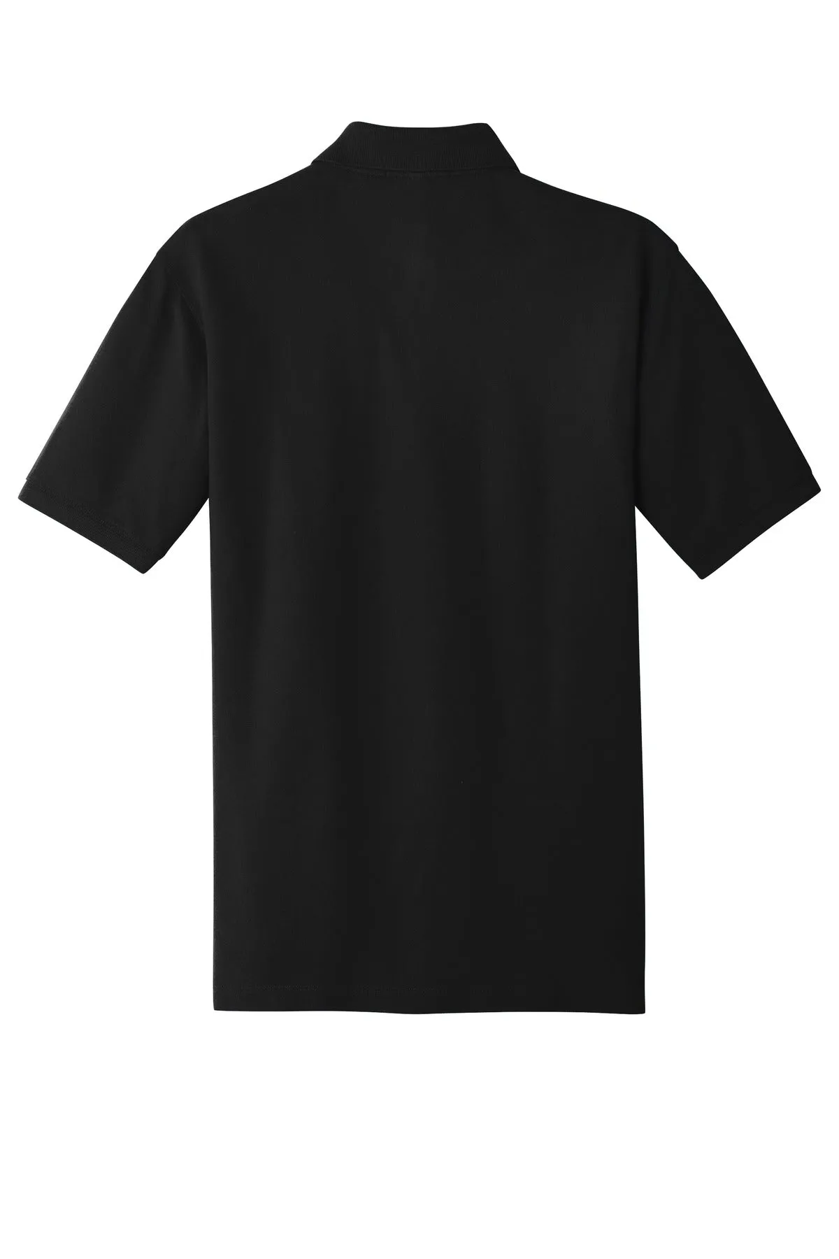 Port Authority Tall EZCotton PoloTK8000 Black Tall
