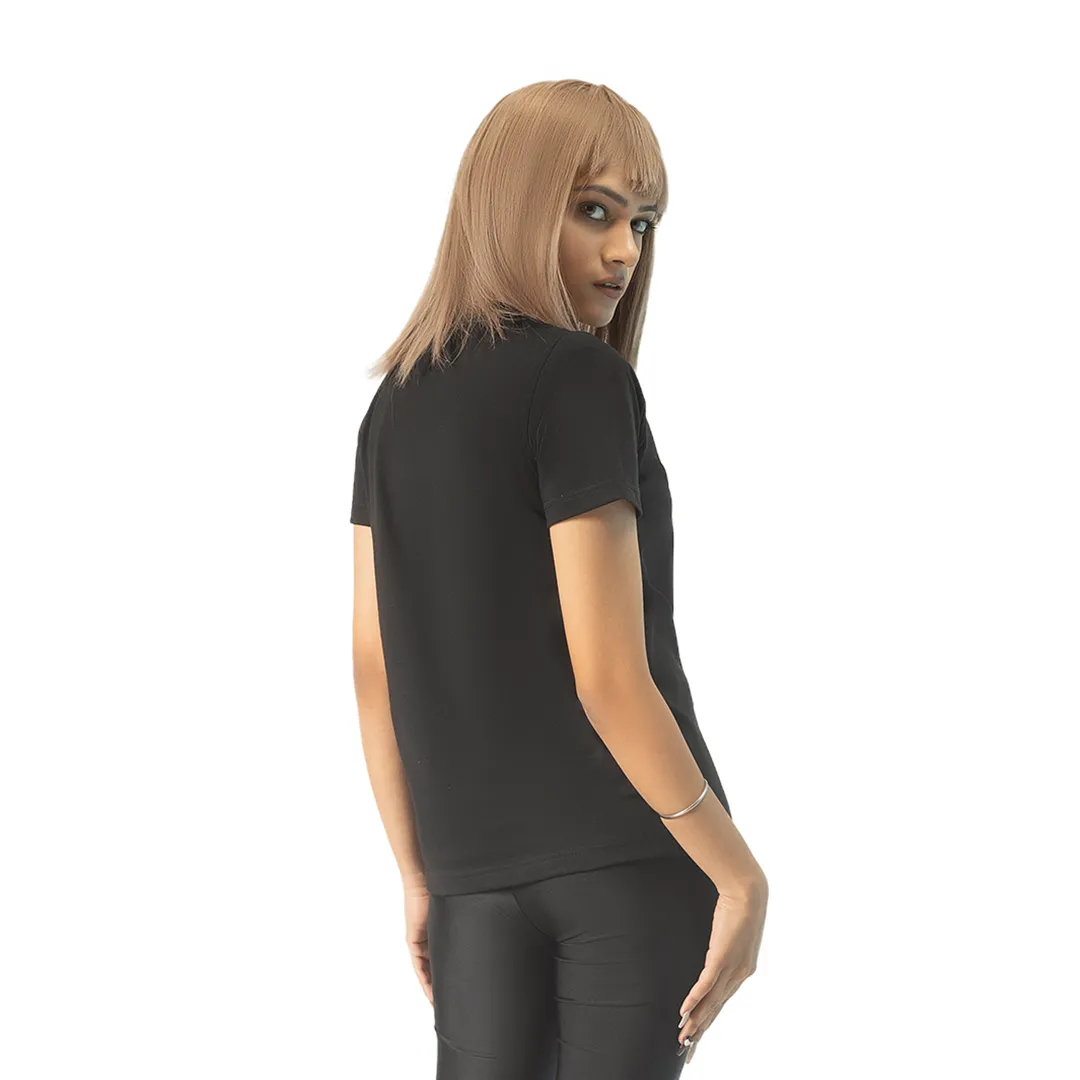 Premium Cotton Camo Tee (Black)- WTCB