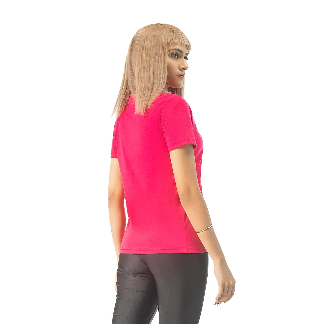 Premium Cotton Tee (Pink) - WTPTXT