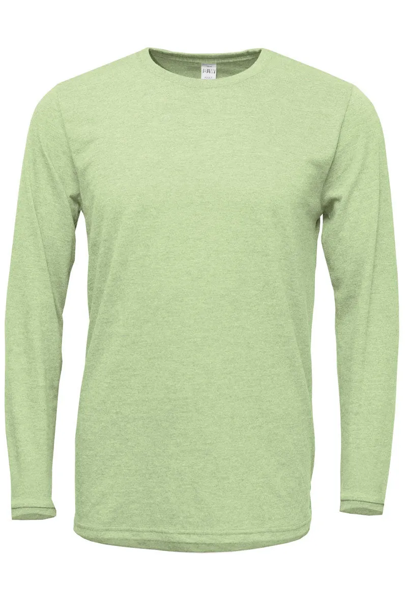 Preppy Blossom Reindeer Adult Soft-Tek Blend Long Sleeve Tee