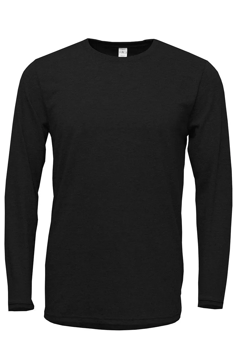 Preppy Blossom Reindeer Adult Soft-Tek Blend Long Sleeve Tee