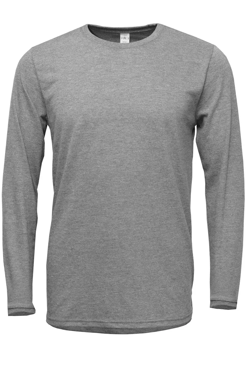 Preppy Blossom Reindeer Adult Soft-Tek Blend Long Sleeve Tee