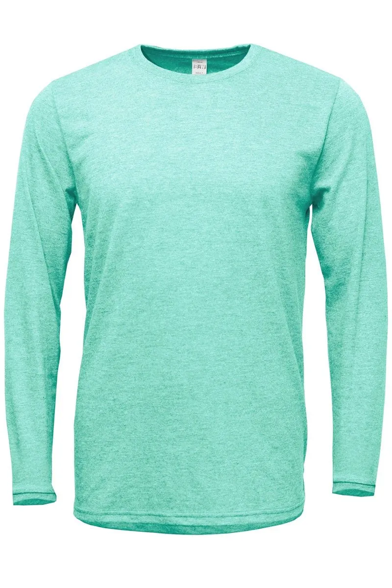 Preppy Blossom Reindeer Adult Soft-Tek Blend Long Sleeve Tee