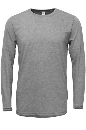 Preppy Blossom Reindeer Adult Soft-Tek Blend Long Sleeve Tee