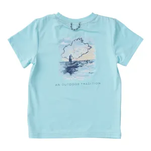 Pro Performance Fishing Tee with Fisherman Art