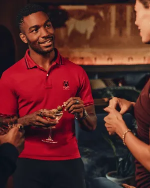 Psycho Bunny Men's Pierce Polo - Brilliant Red 2
