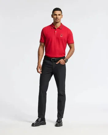 Psycho Bunny Men's Pierce Polo - Brilliant Red 2