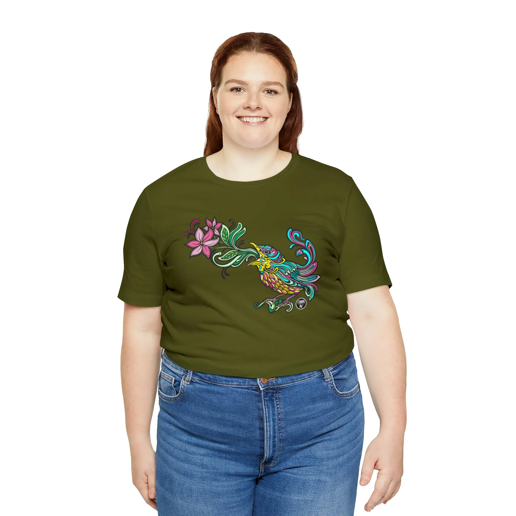 Purdy Bird Puke | Graphic T-Shirt by Chaya Av (DTG Print)
