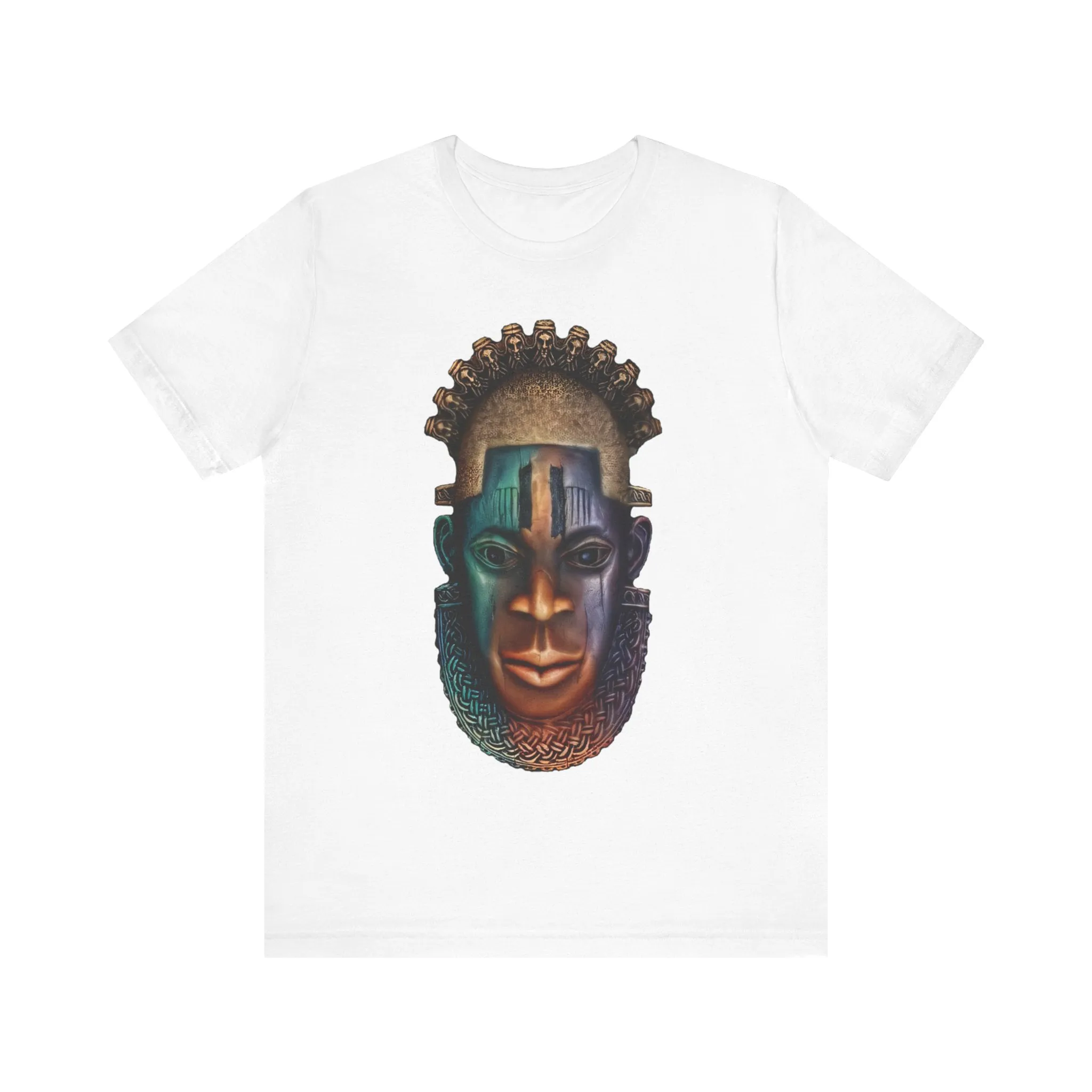 Queen Mother Mask: Unisex Jersey Short Sleeve Tee
