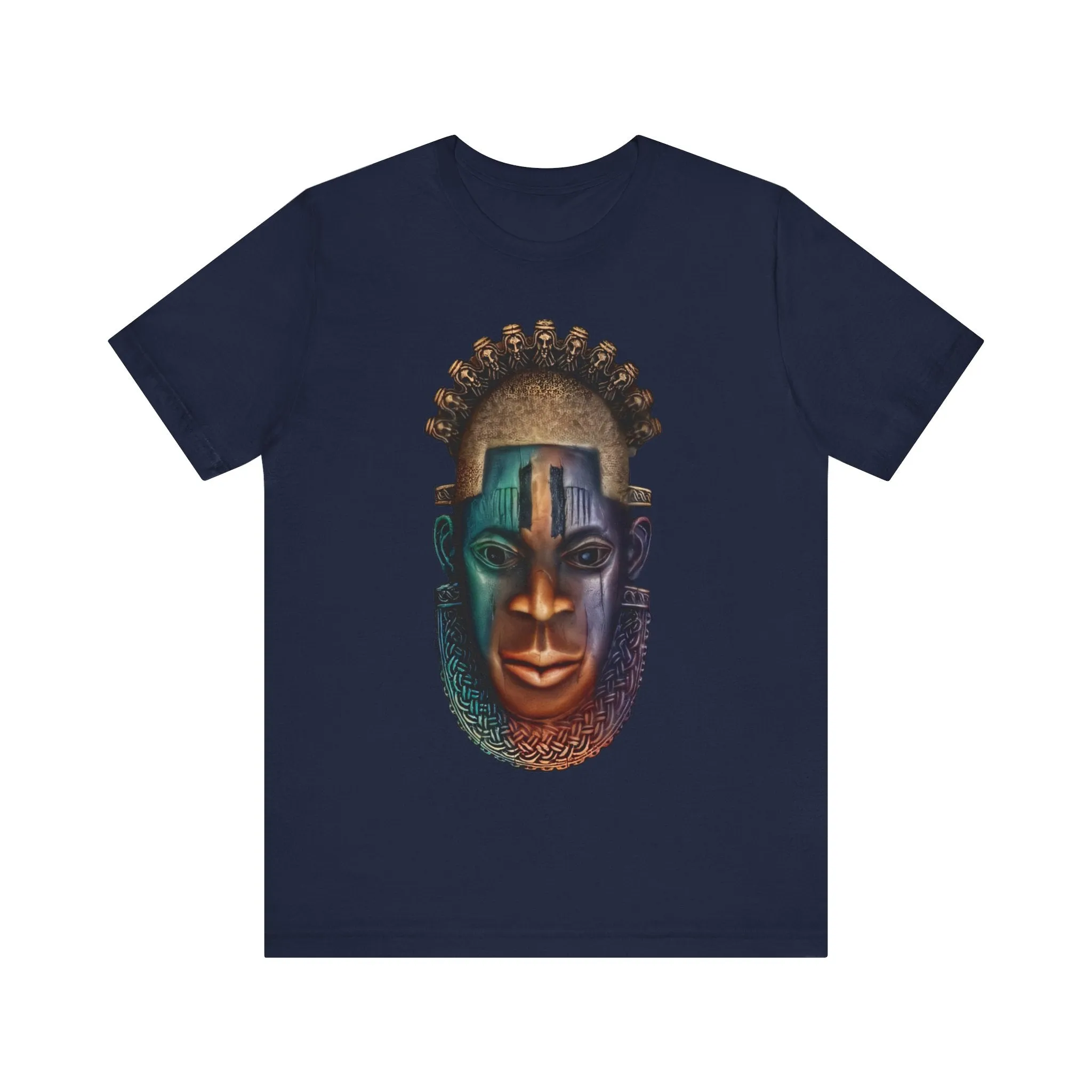 Queen Mother Mask: Unisex Jersey Short Sleeve Tee