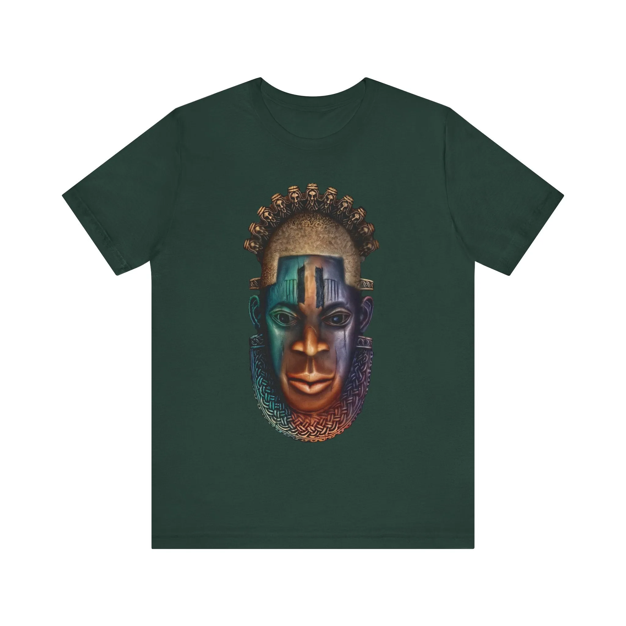 Queen Mother Mask: Unisex Jersey Short Sleeve Tee