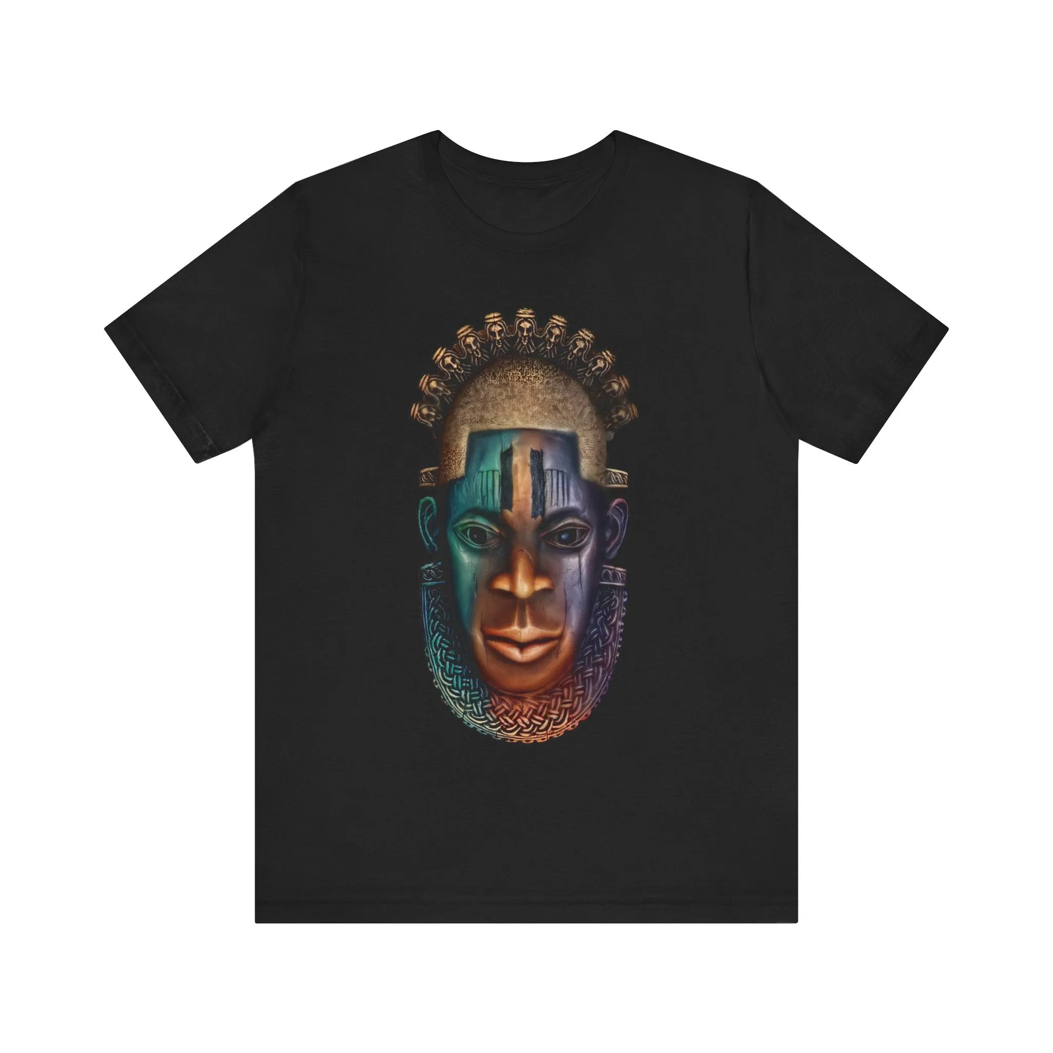 Queen Mother Mask: Unisex Jersey Short Sleeve Tee