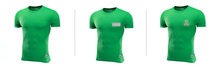 Quick Dry Round Neck T-Shirt with Reflective Strip