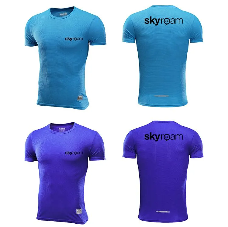 Quick Dry Round Neck T-Shirt with Reflective Strip