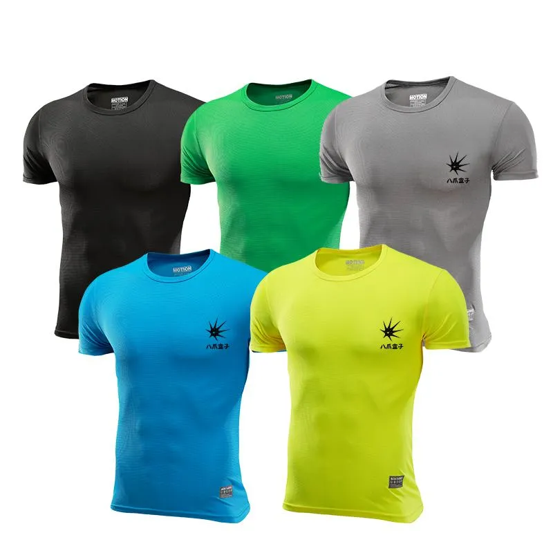 Quick Dry Round Neck T-Shirt with Reflective Strip