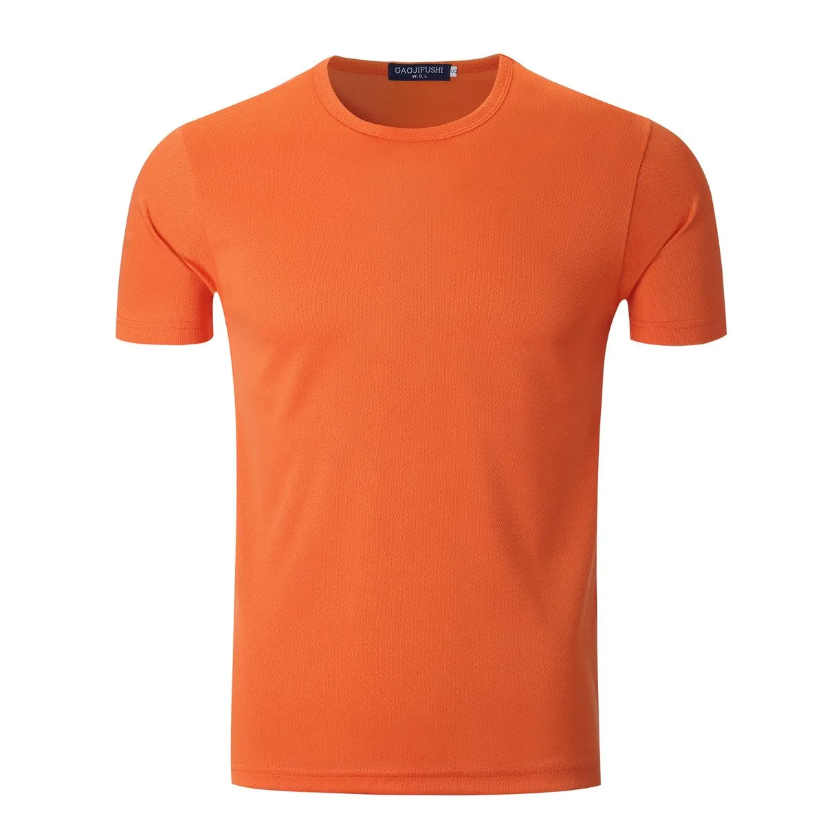 Quick-Dry Short-Sleeved Shirt With Round Neck