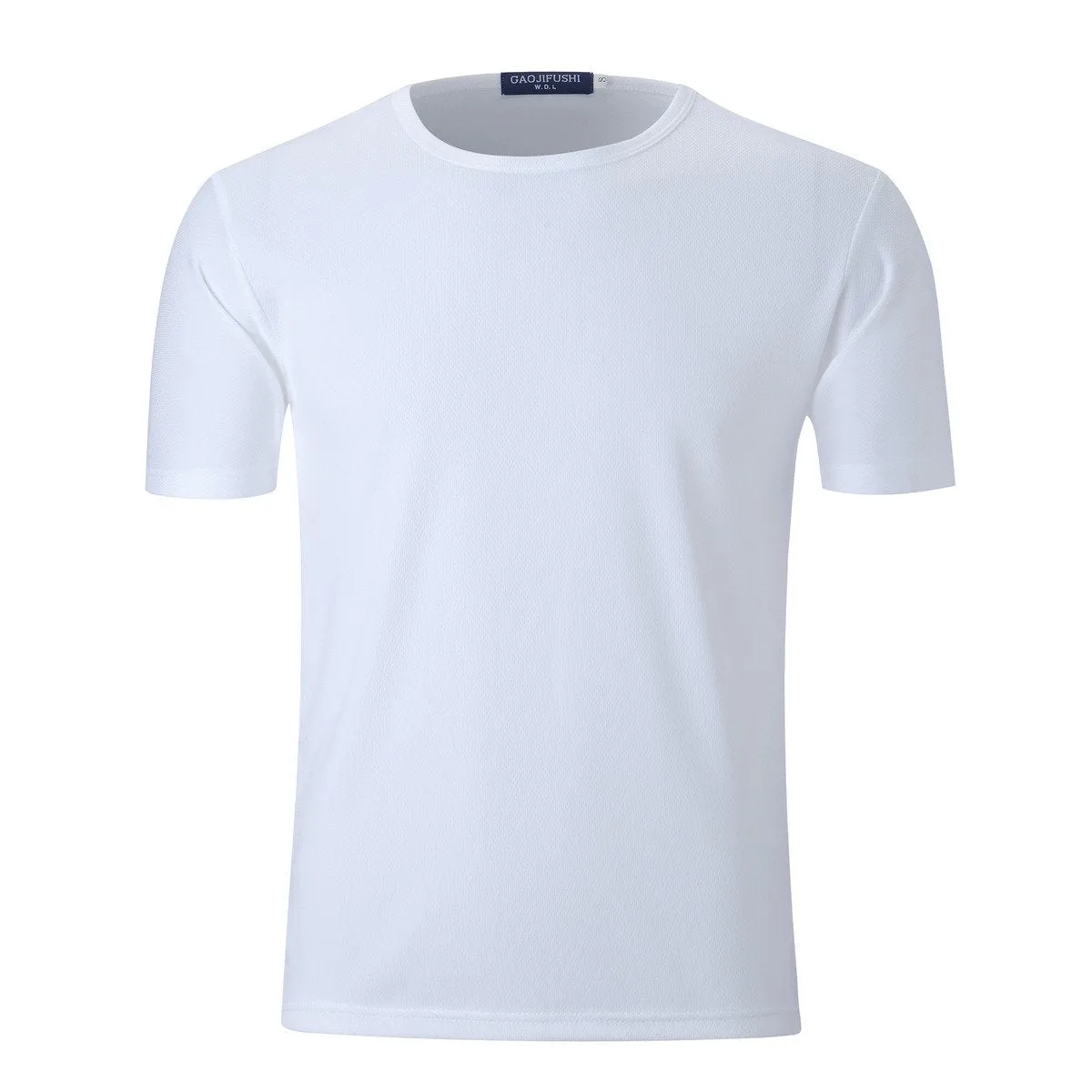 Quick-Dry Short-Sleeved Shirt With Round Neck