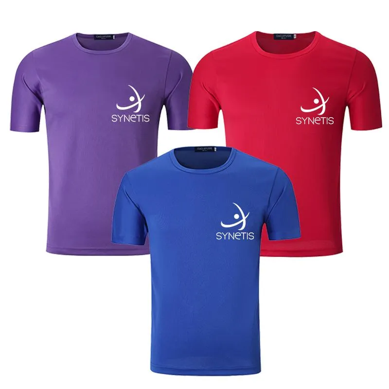 Quick-Dry Short-Sleeved Shirt With Round Neck