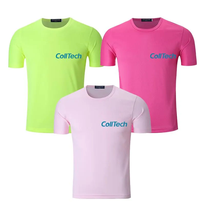 Quick-Dry Short-Sleeved Shirt With Round Neck