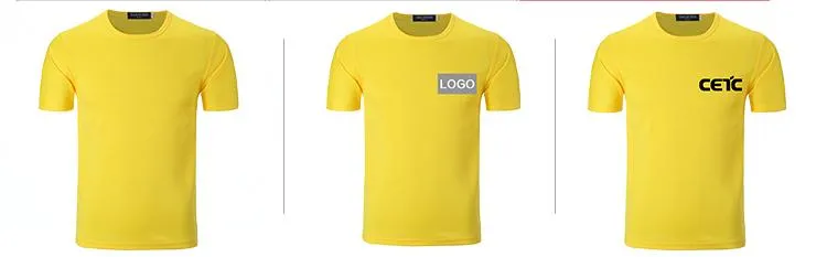 Quick-Dry Short-Sleeved Shirt With Round Neck
