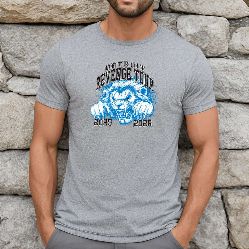 "Detroit Revenge Tour" Men's Crew T-Shirt