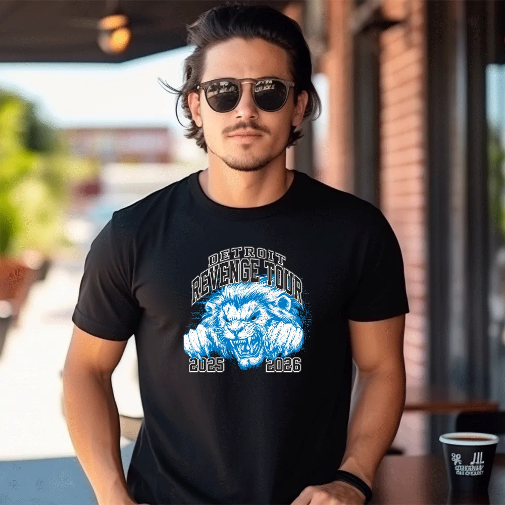 "Detroit Revenge Tour" Men's Crew T-Shirt