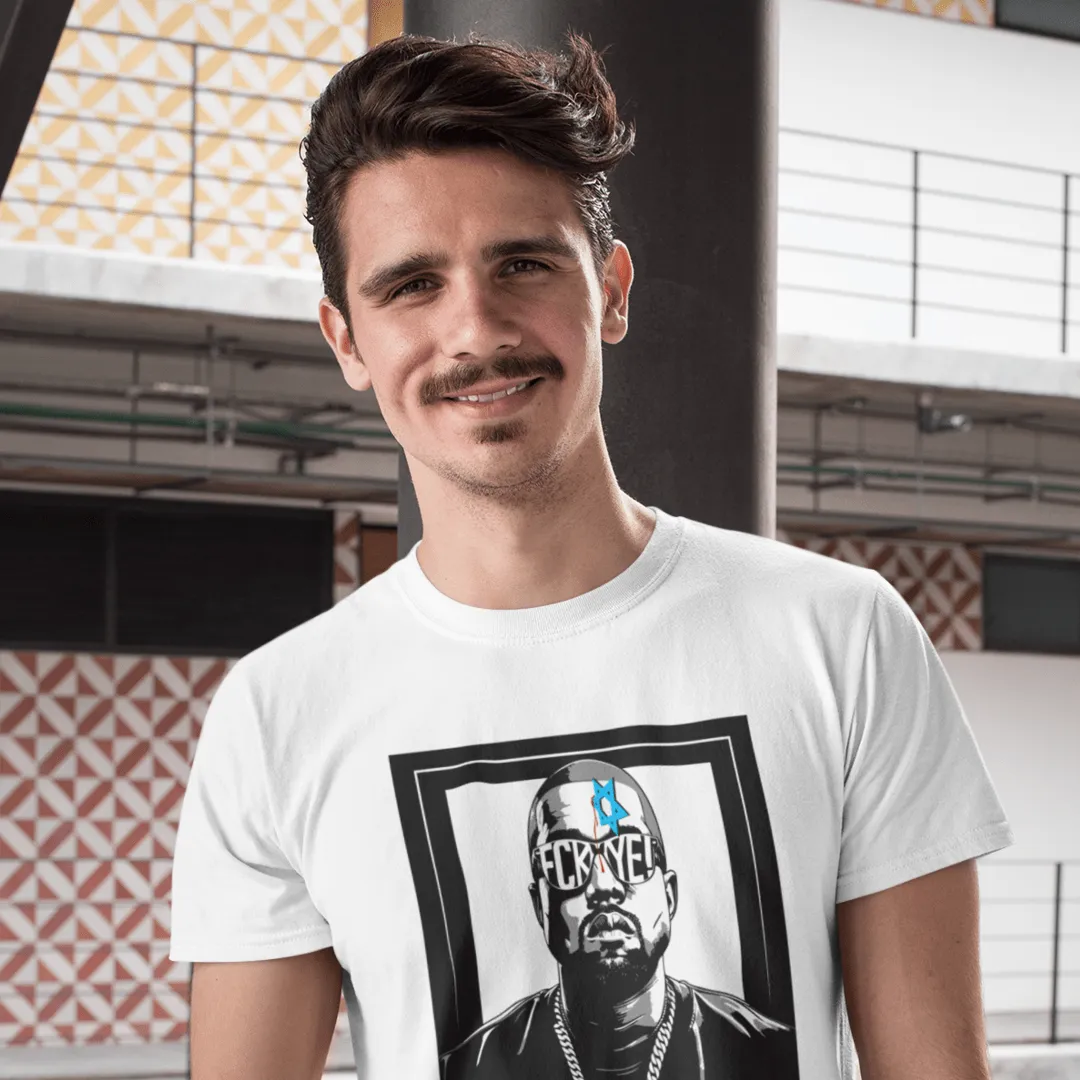 "FCK YE!" White T-shirt for Men