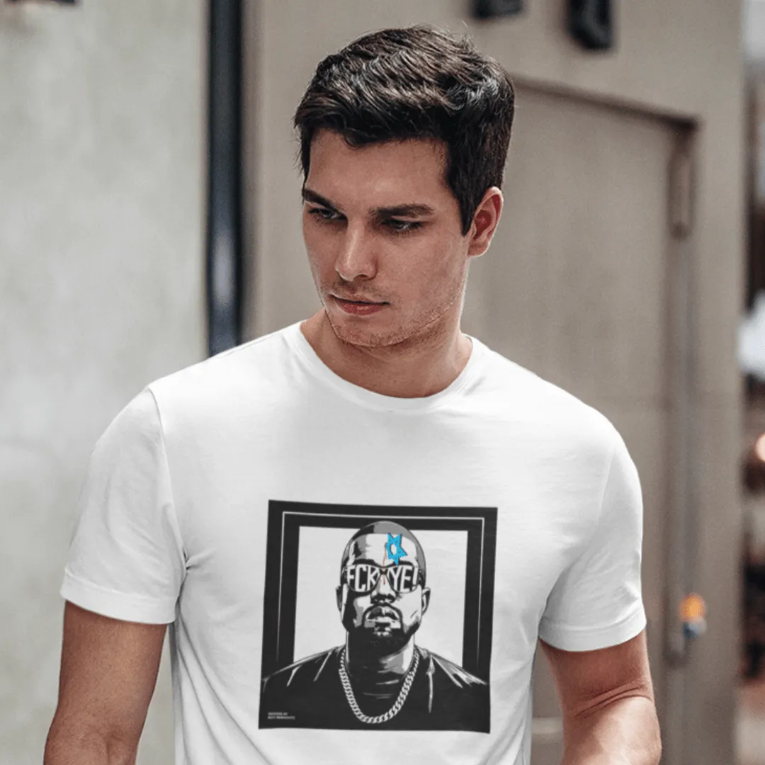 "FCK YE!" White T-shirt for Men