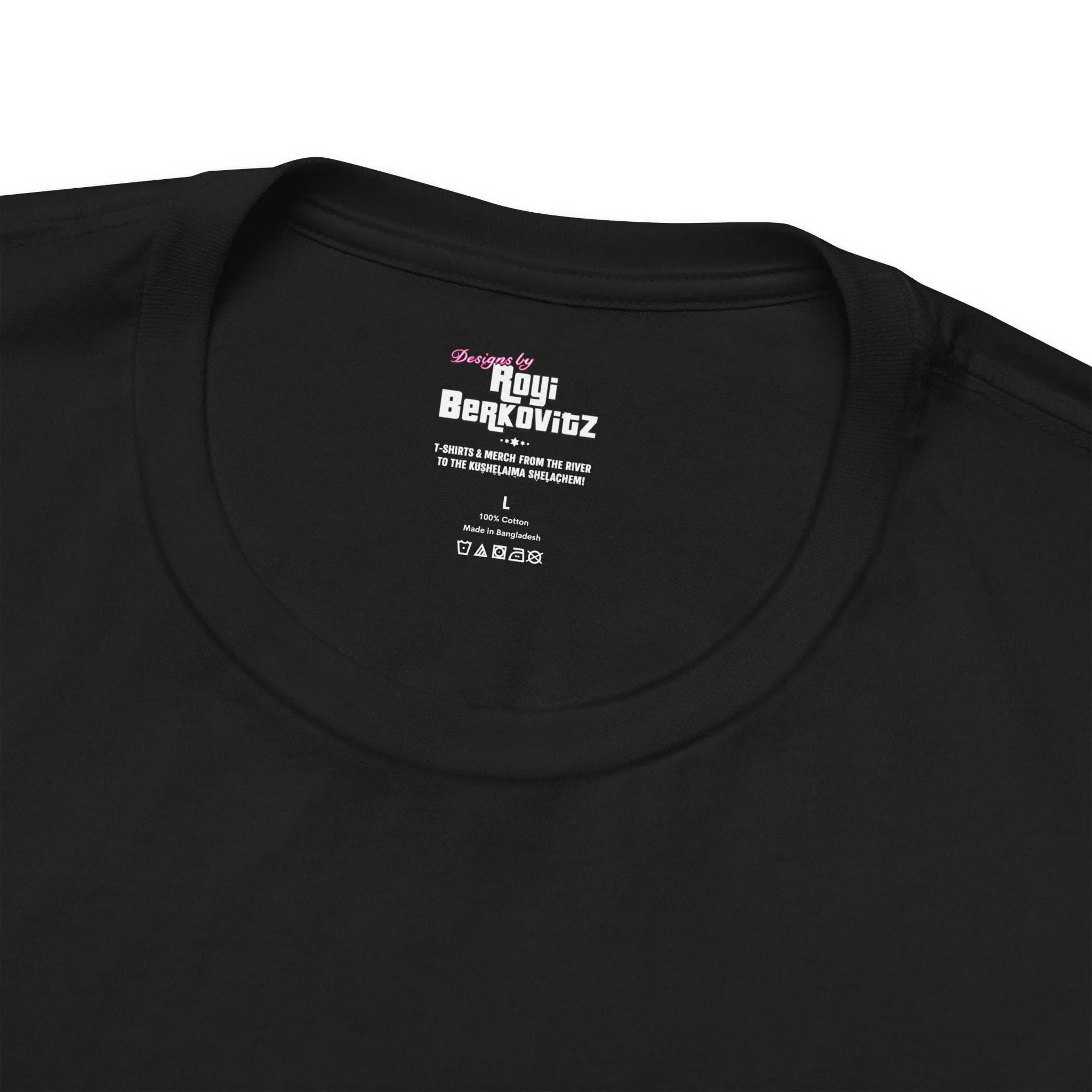 "Jewish" Black T-shirt for Men