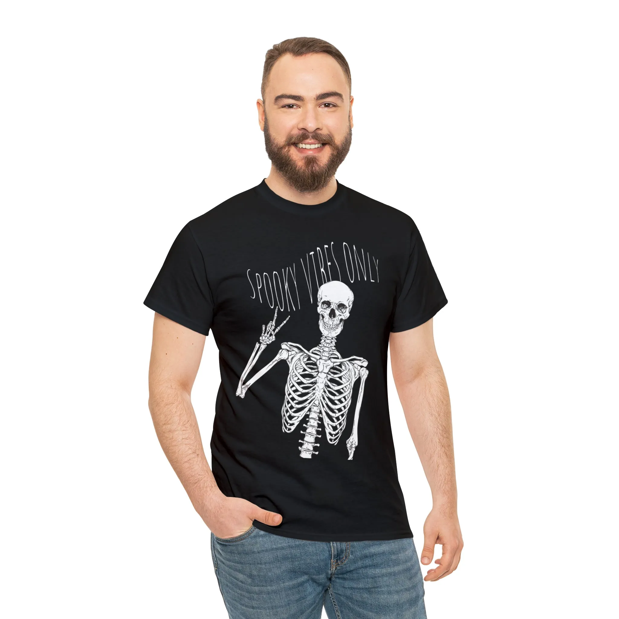 "Spooky Vibes Only" Cotton Tee