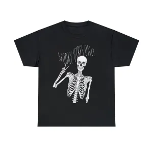 "Spooky Vibes Only" Cotton Tee