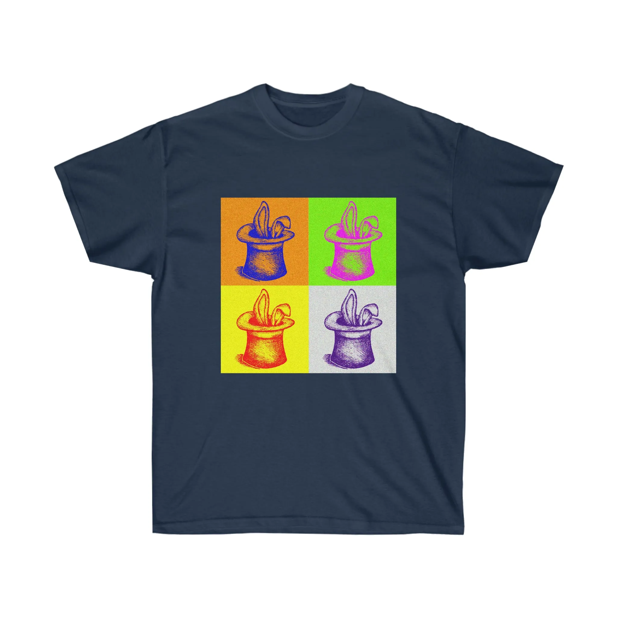 Rabbit in Hat Warhol Tee