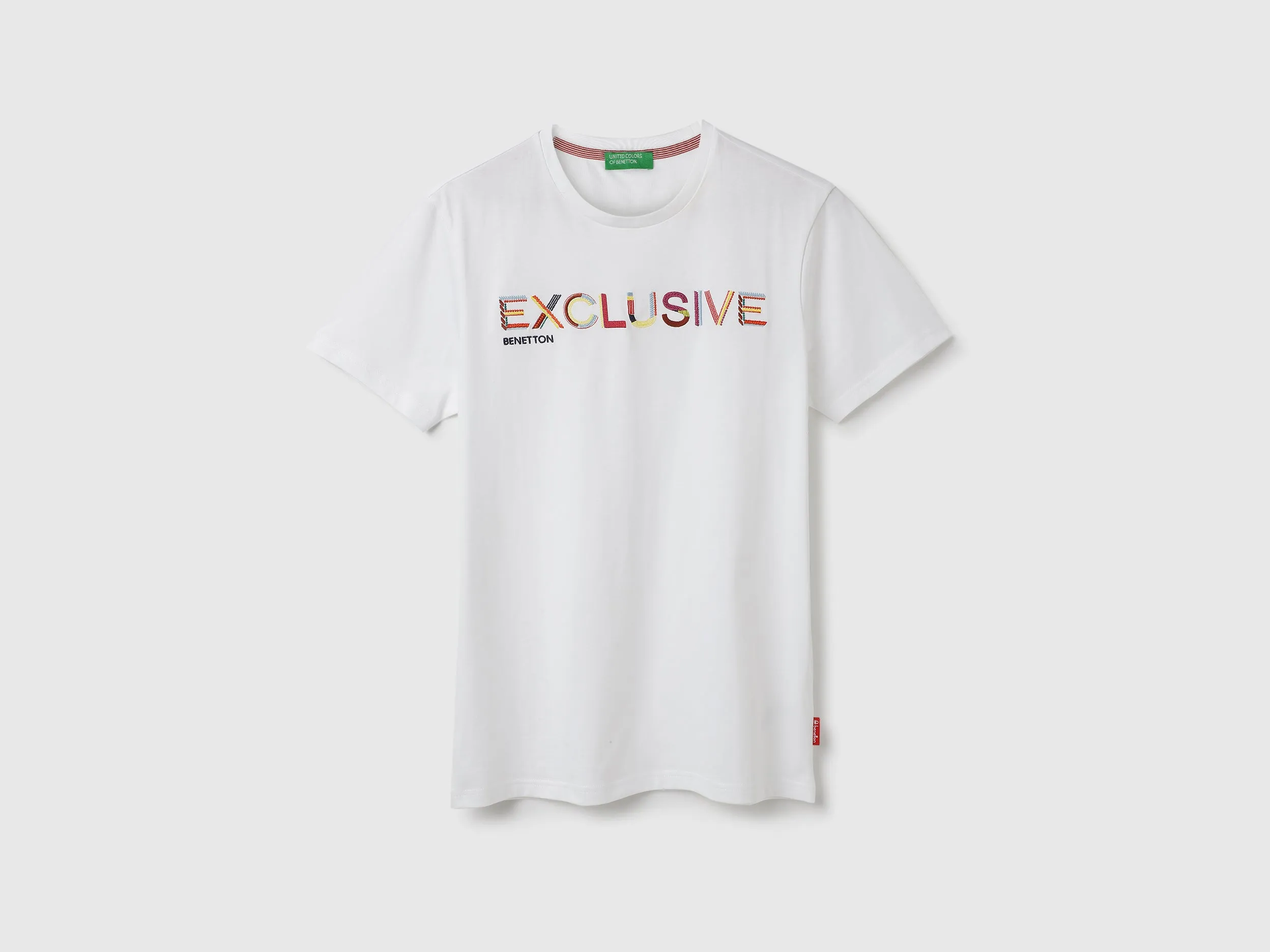 Regular Fit Crew Neck Embroidered T Shirt