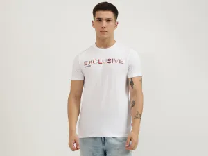 Regular Fit Crew Neck Embroidered T Shirt