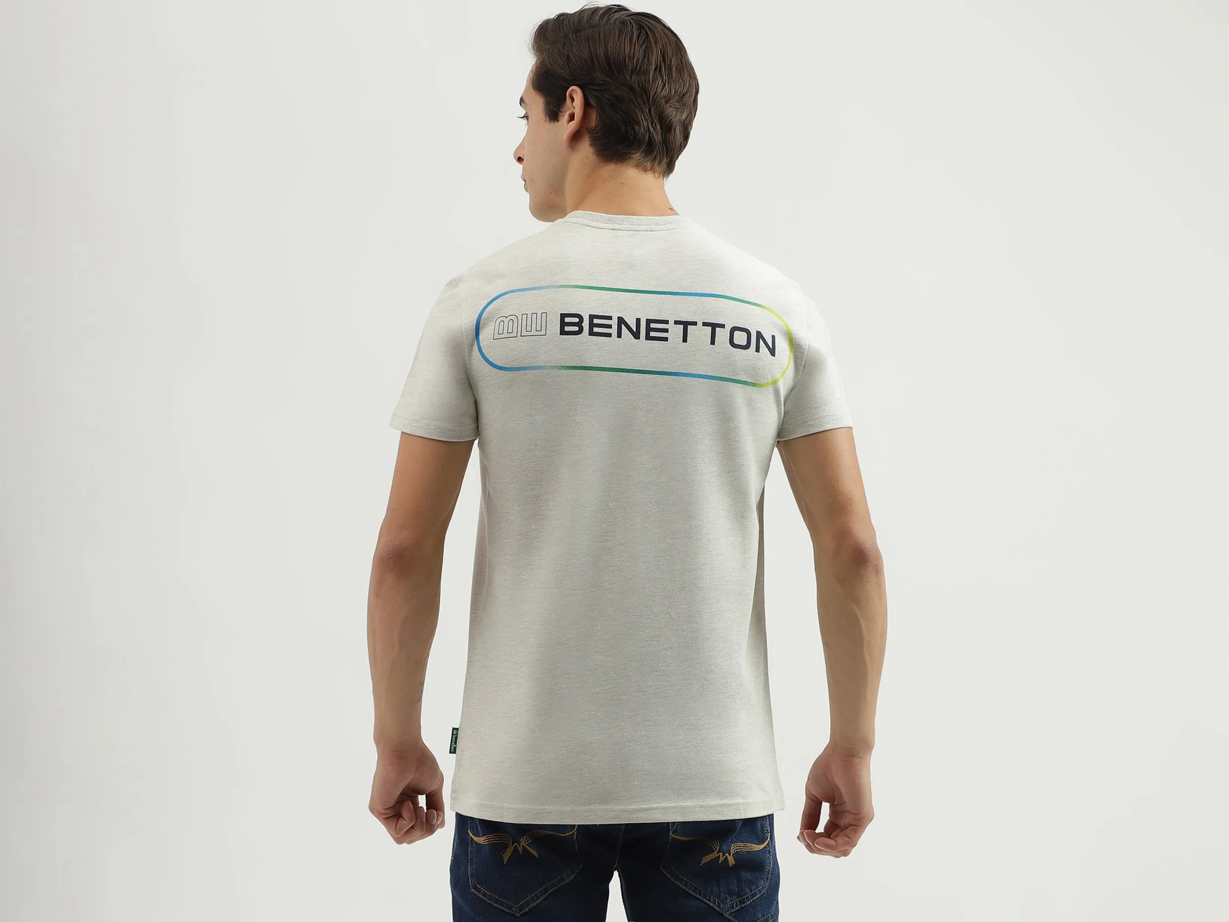 Regular Fit Crew Neck Printed Men's T-Shirt