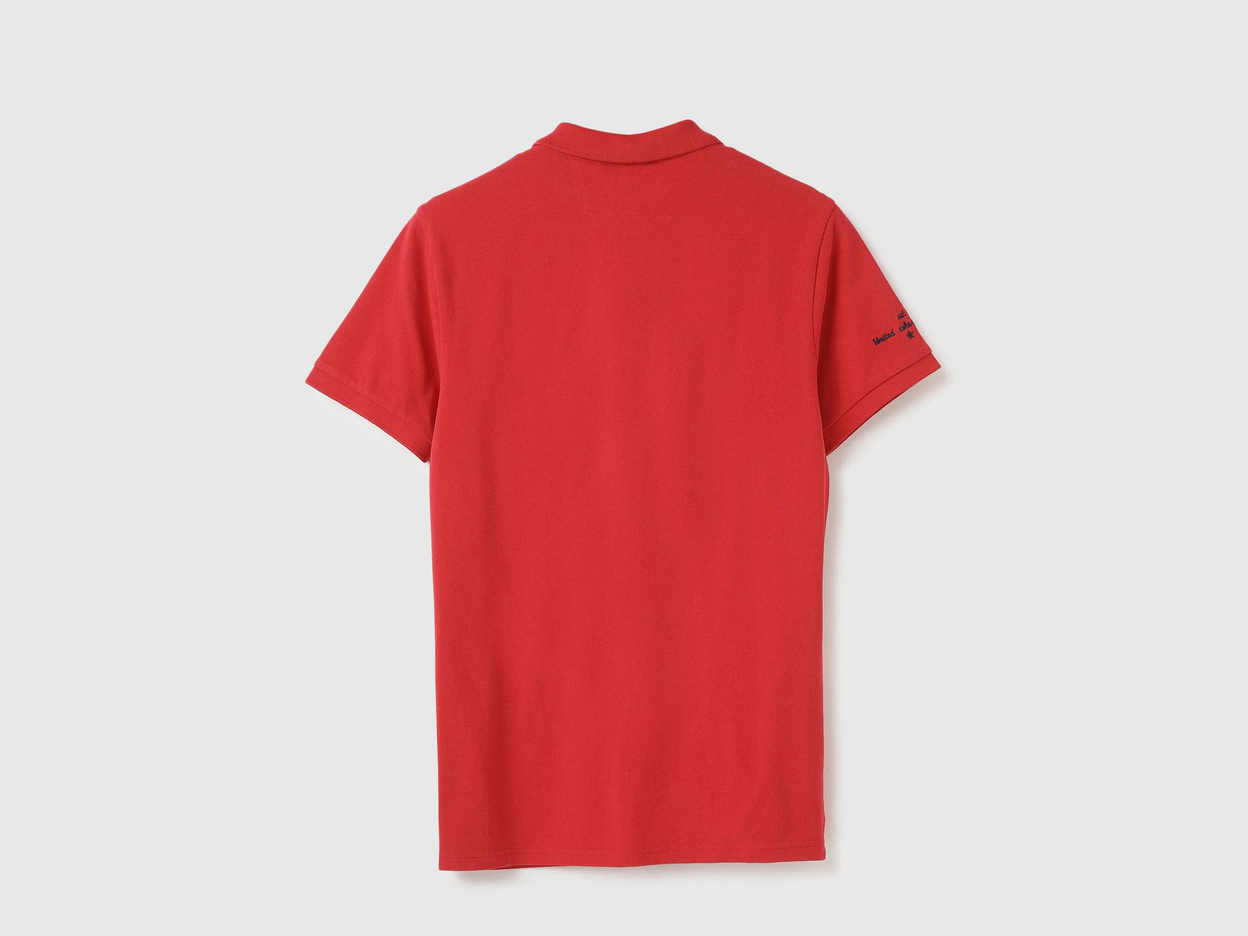Regular Fit Polo Neck Solid Tshirt