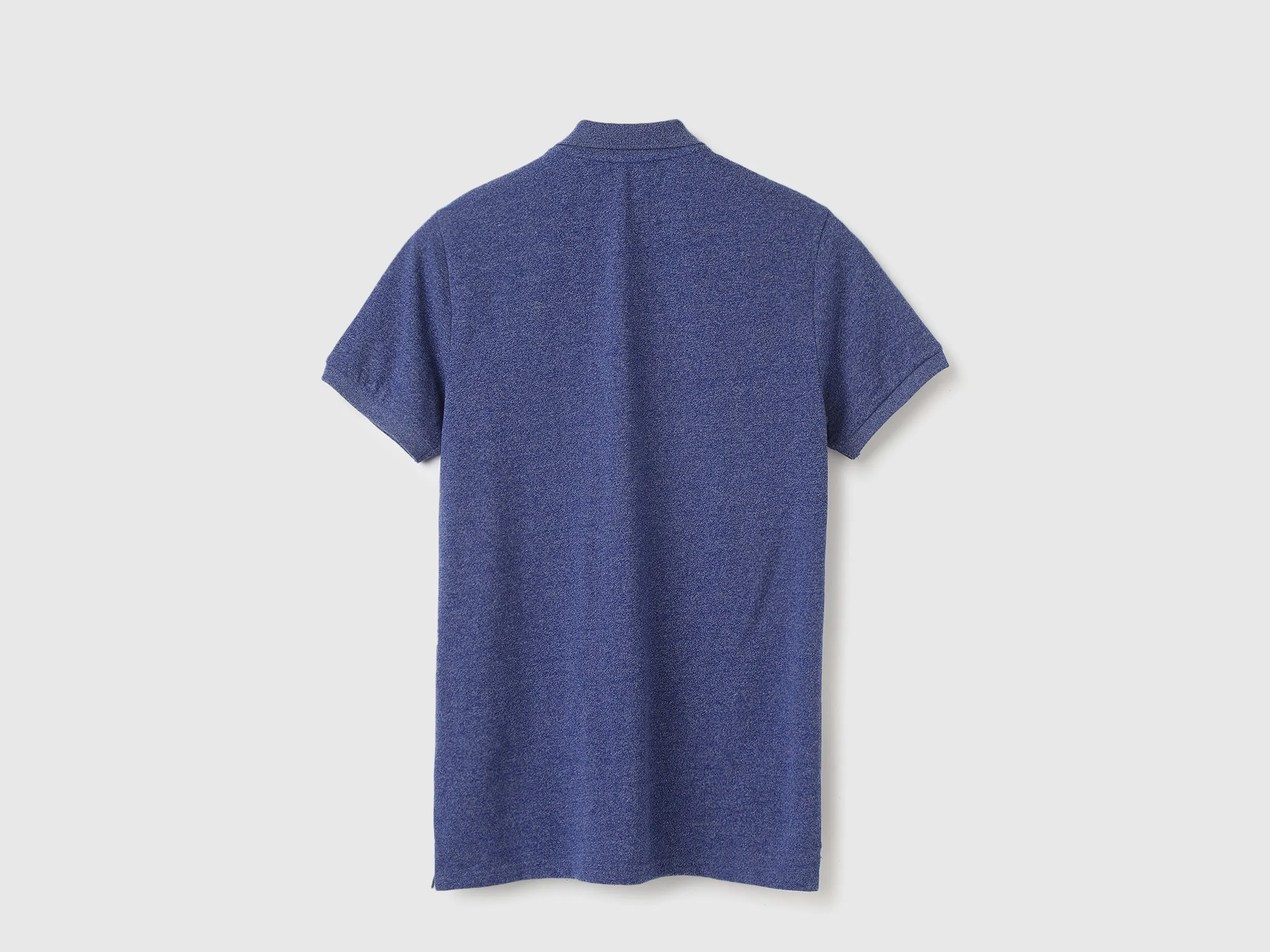 Regular Fit Polo Neck Textured Tshirt