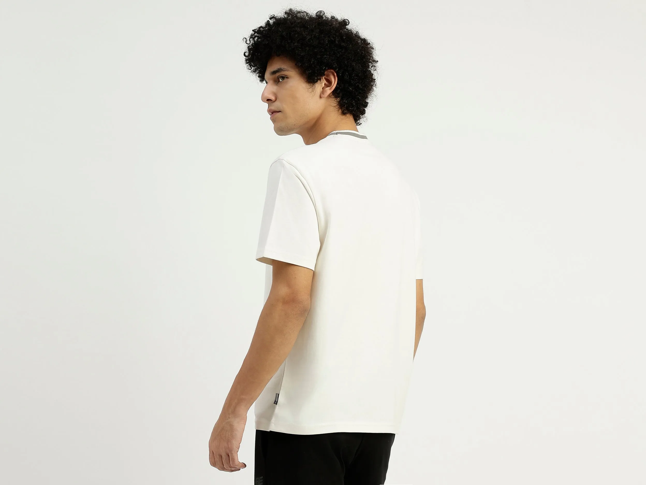 Relaxed Fit Crew Neck Printed T-Shirt