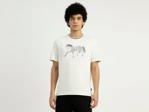 Relaxed Fit Crew Neck Printed T-Shirt