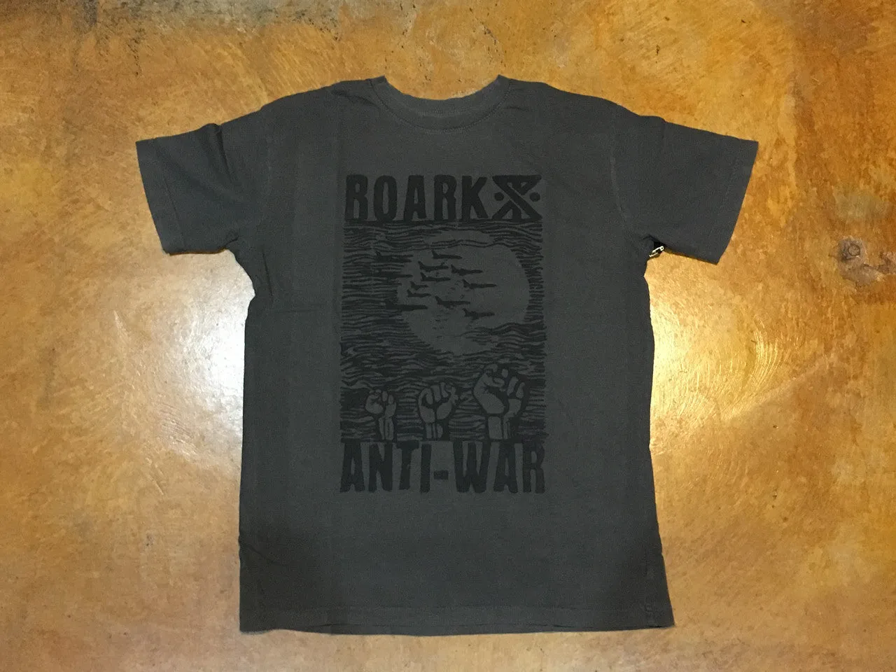 RT223 Roark Anti War By Jamie Thomas Tee Black