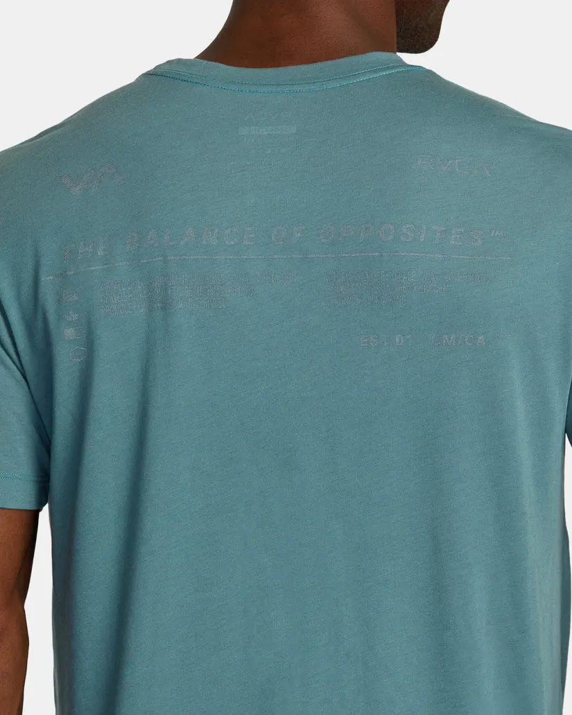 RVCA Mens Brand Reflect Sport Tech T-Shirt