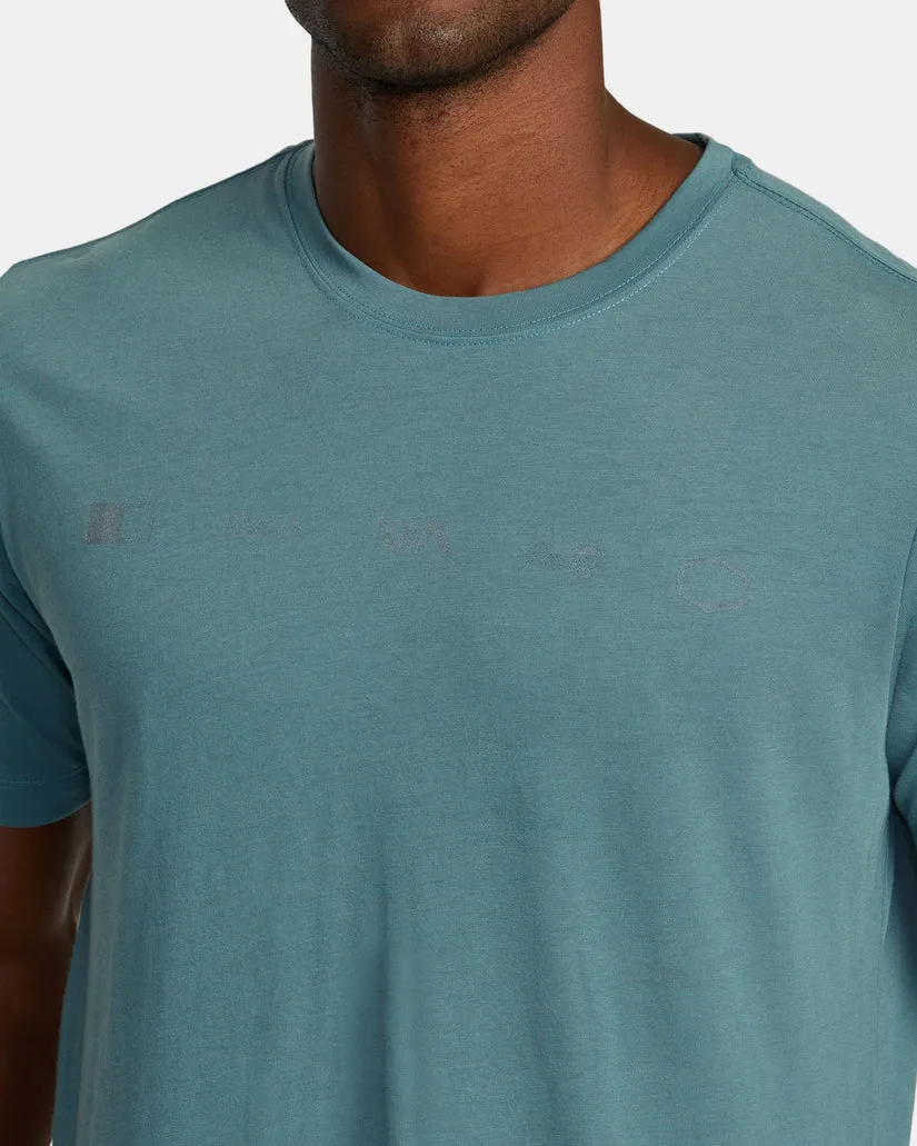 RVCA Mens Brand Reflect Sport Tech T-Shirt