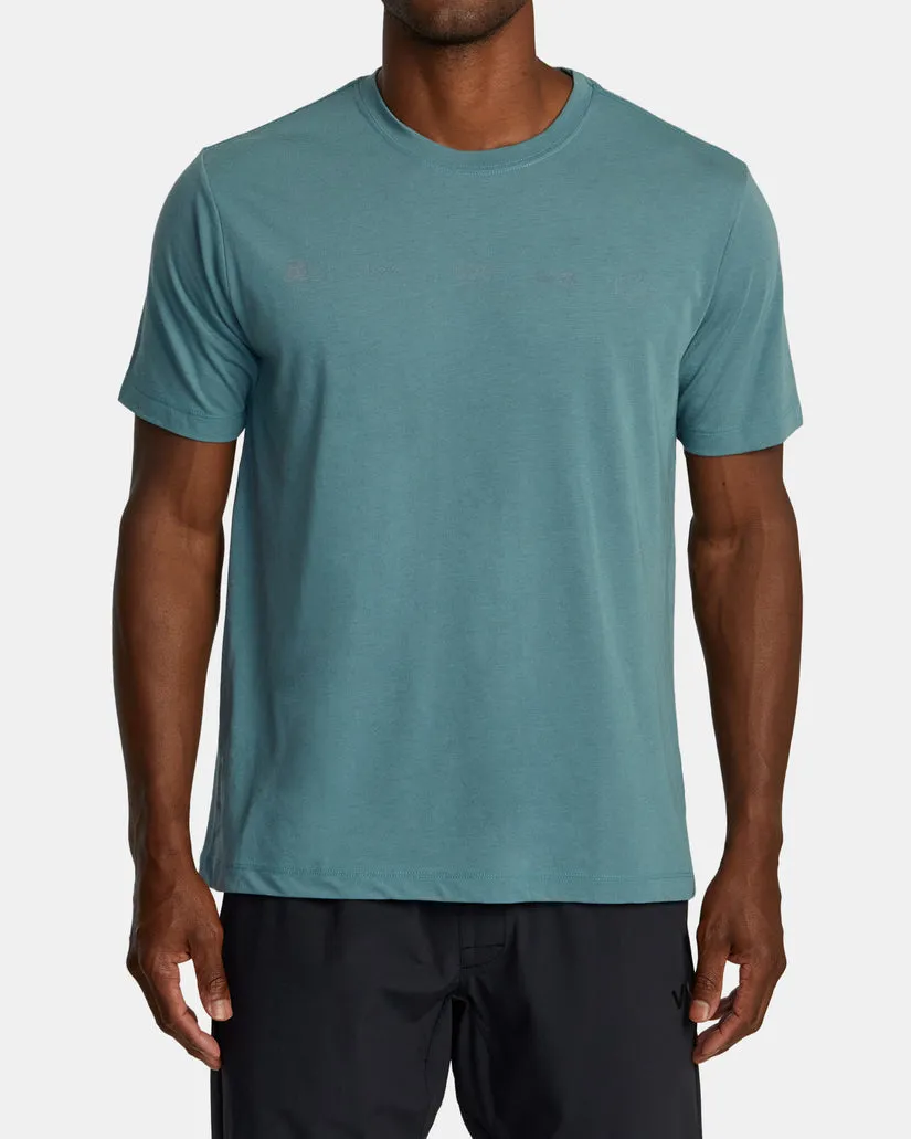 RVCA Mens Brand Reflect Sport Tech T-Shirt