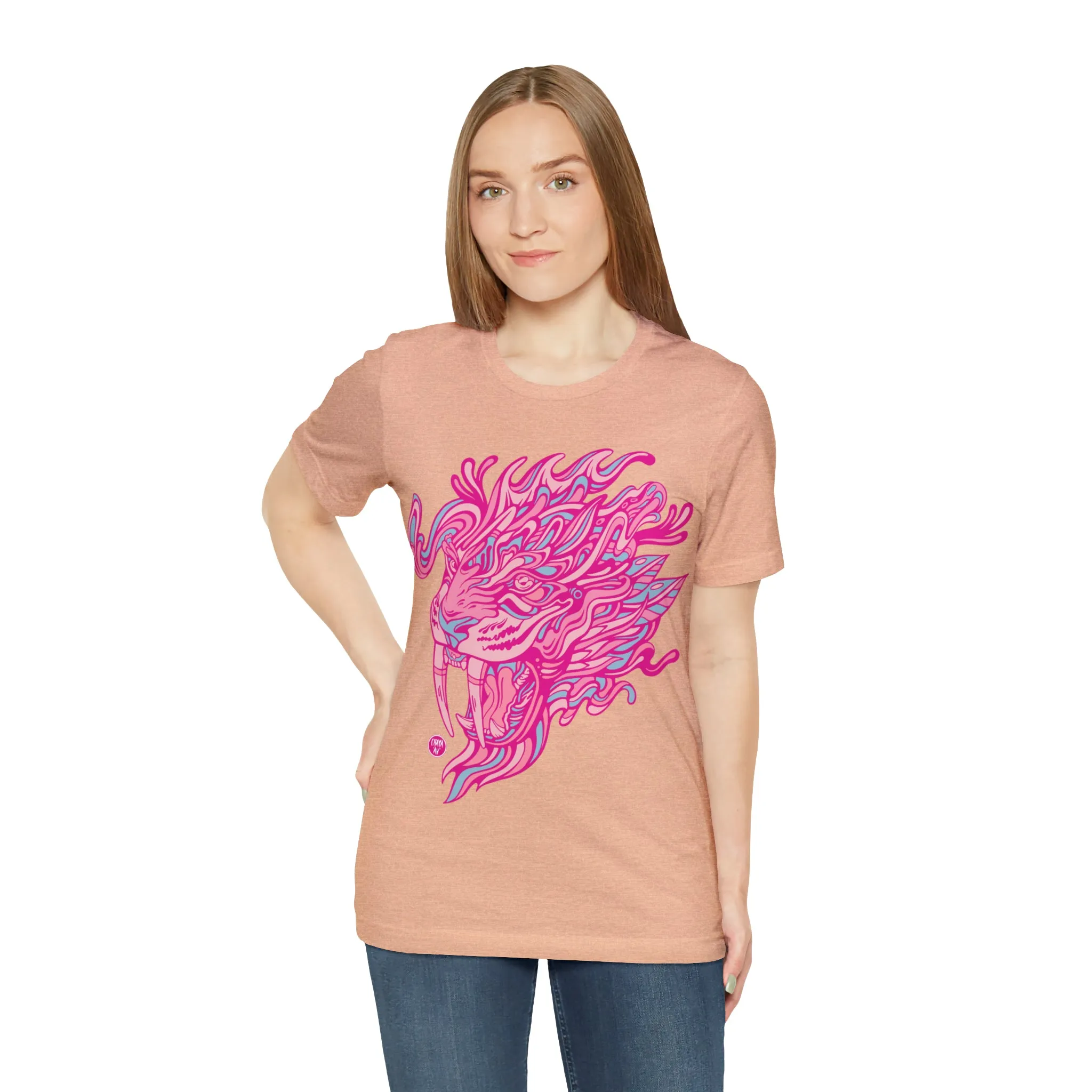 Saber Savagery | Graphic T-Shirt by Chaya Av (DTG Print)
