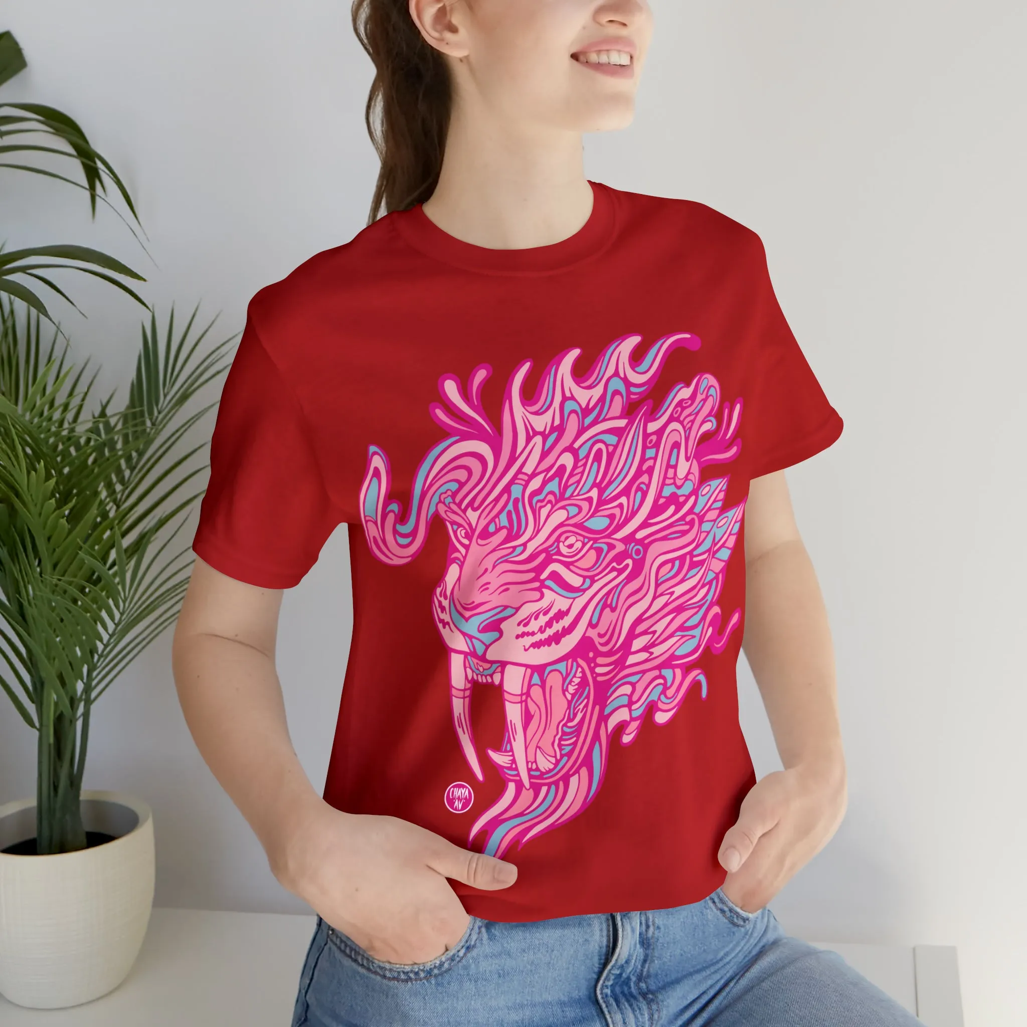 Saber Savagery | Graphic T-Shirt by Chaya Av (DTG Print)