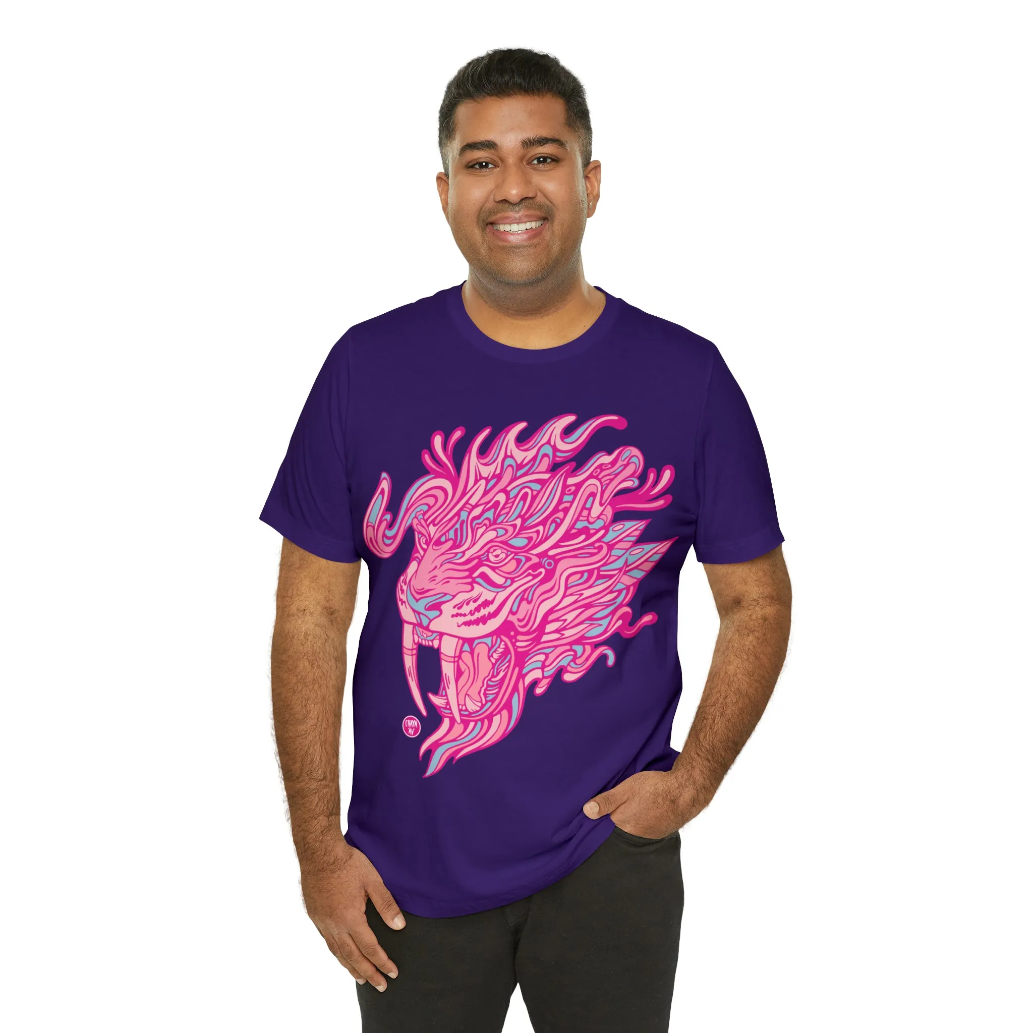 Saber Savagery | Graphic T-Shirt by Chaya Av (DTG Print)